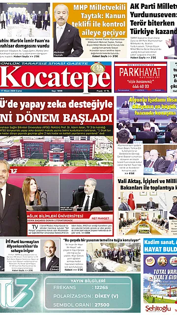 E-Gazete - Tarih: 17 Nisan 2026