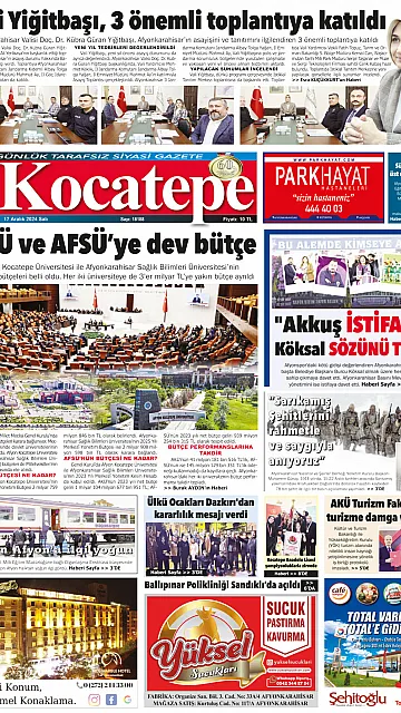 E-Gazete - Tarih: 17 Aralık 2024