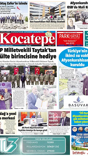 E-Gazete - Tarih: 18 Mayıs 2026