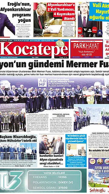 E-Gazete - Tarih: 18 Haziran 2026