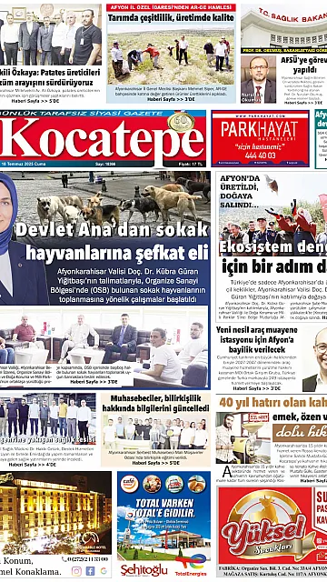 E-Gazete - Tarih: 18 Temmuz 2025