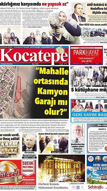 E-Gazete - Tarih: 18 Şubat 2025