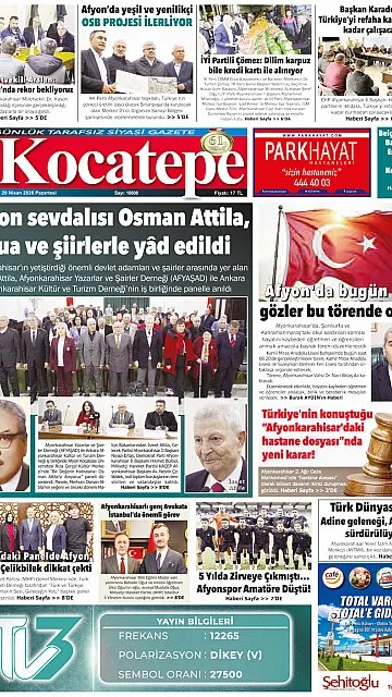 E-Gazete - Tarih: 20 Nisan 2026