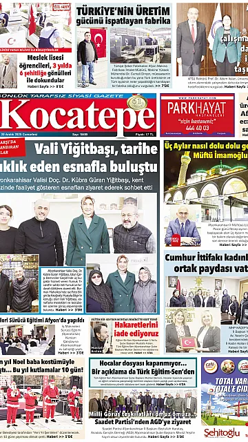 E-Gazete - Tarih: 20 Aralık 2025