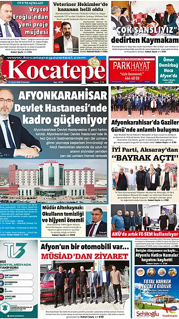 E-Gazete - Tarih: 21 Eylül 2026