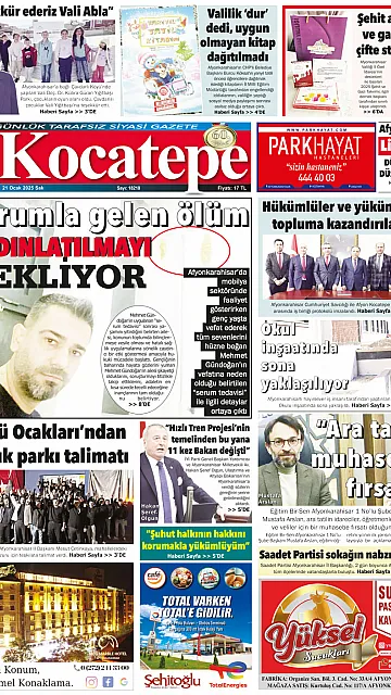 E-Gazete - Tarih: 21 Ocak 2025
