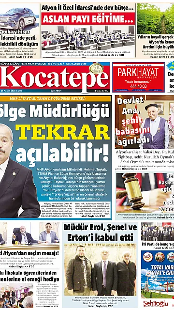 E-Gazete - Tarih: 21 Kasım 2025