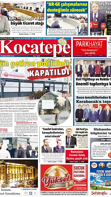 E-Gazete - Tarih: 21 Şubat 2025
