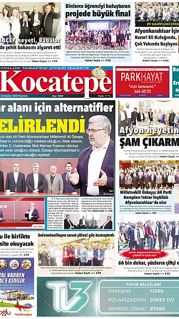 E-Gazete - Tarih: 22 Haziran 2026