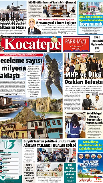 E-Gazete - Tarih: 22 Ağustos 2026