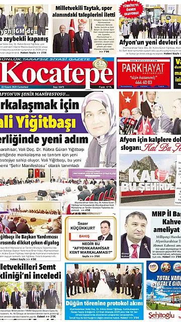 E-Gazete - Tarih: 22 Kasım 2025