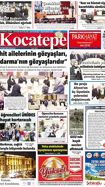 E-Gazete - Tarih: 22 Mart 2025
