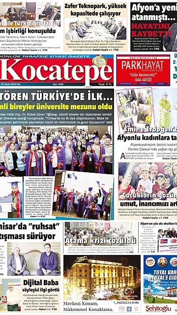 E-Gazete - Tarih: 22 Nisan 2025