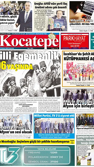 E-Gazete - Tarih: 23 Nisan 2026