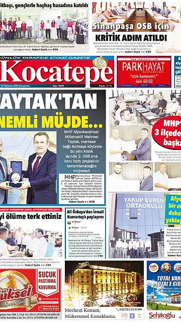 E-Gazete - Tarih: 23 Temmuz 2025