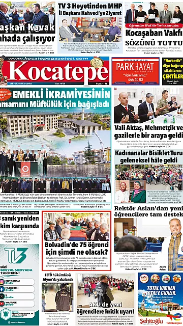 E-Gazete - Tarih: 23 Eylül 2026