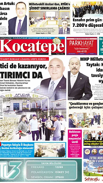 E-Gazete - Tarih: 24 Temmuz 2026