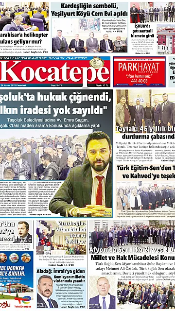 E-Gazete - Tarih: 24 Kasım 2025