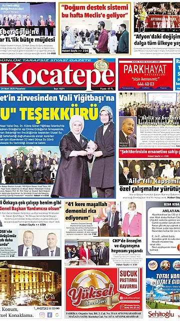 E-Gazete - Tarih: 24 Mart 2025