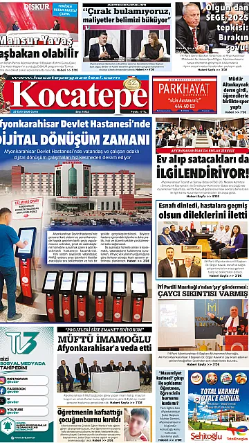 E-Gazete - Tarih: 25 Eylül 2026