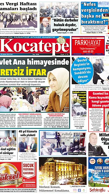 E-Gazete - Tarih: 25 Şubat 2025