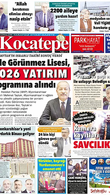 E-Gazete - Tarih: 26 Ocak 2026