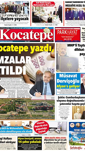 E-Gazete - Tarih: 26 Şubat 2026