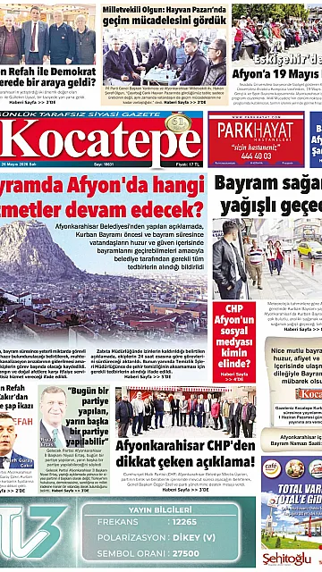 E-Gazete - Tarih: 26 Mayıs 2026