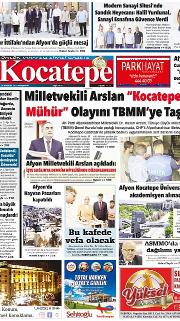 E-Gazete - Tarih: 26 Haziran 2025