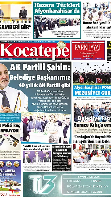 E-Gazete - Tarih: 26 Haziran 2026