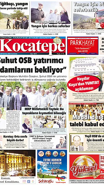 E-Gazete - Tarih: 26 Temmuz 2025