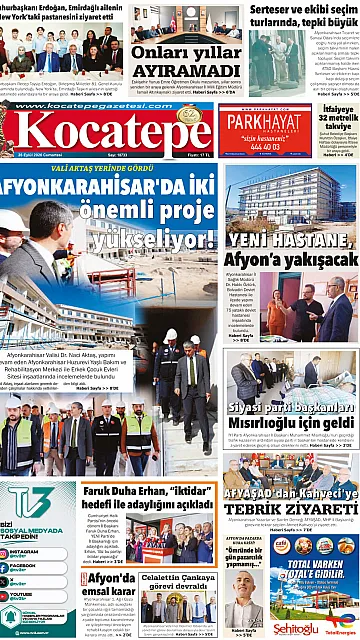 E-Gazete - Tarih: 26 Eylül 2026