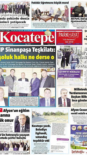 E-Gazete - Tarih: 26 Kasım 2025