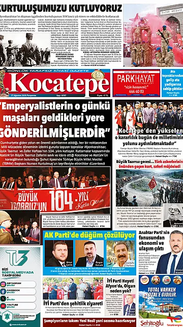 E-Gazete - Tarih: 27 Ağustos 2026