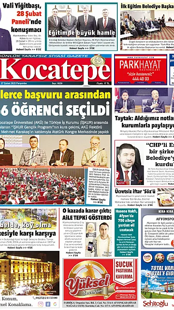 E-Gazete - Tarih: 27 Şubat 2025