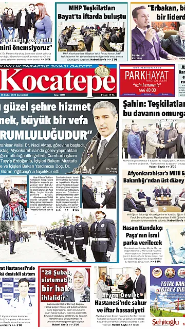 E-Gazete - Tarih: 28 Şubat 2026