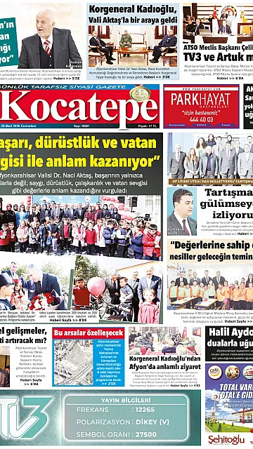 E-Gazete - Tarih: 28 Mart 2026