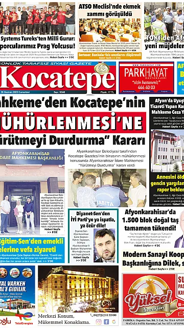 E-Gazete - Tarih: 28 Haziran 2025