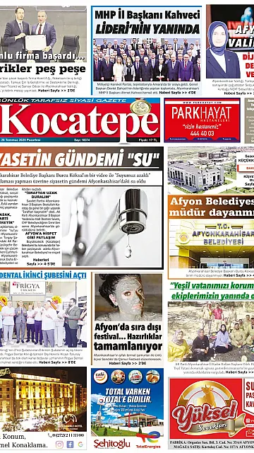 E-Gazete - Tarih: 28 Temmuz 2025