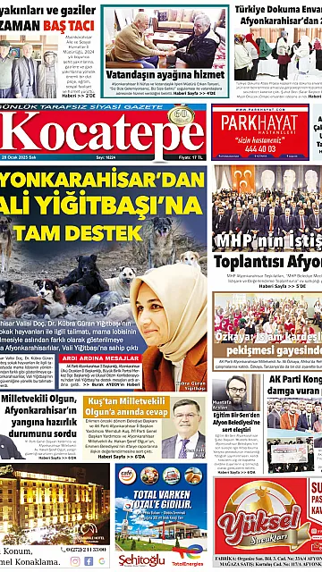 E-Gazete - Tarih: 28 Ocak 2025