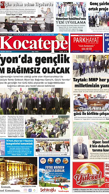 E-Gazete - Tarih: 28 Ekim 2025