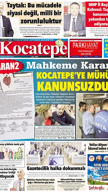 E-Gazete - Tarih: 28 Kasım 2025