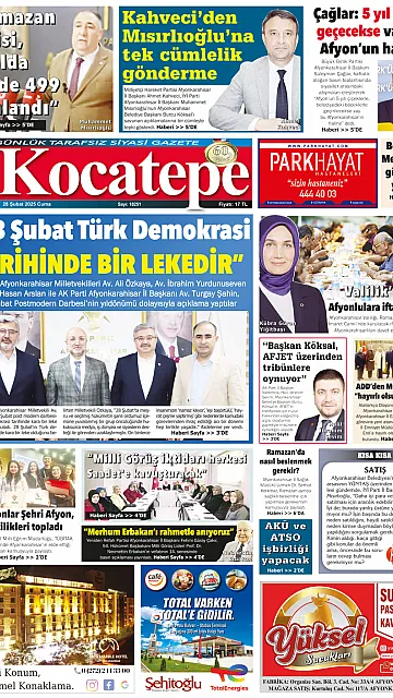 E-Gazete - Tarih: 28 Şubat 2025