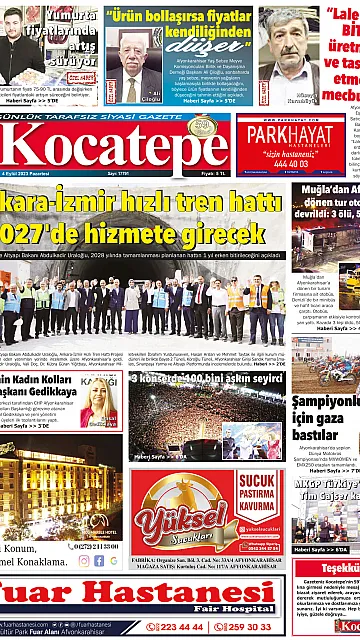 E-Gazete - Tarih: 04 Eylül 2023