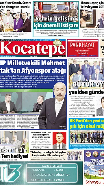 E-Gazete - Tarih: 29 Nisan 2026