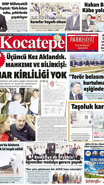 E-Gazete - Tarih: 29 Kasım 2025