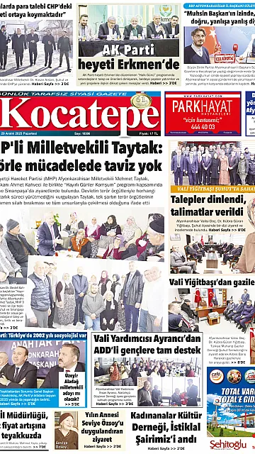 E-Gazete - Tarih: 29 Aralık 2025