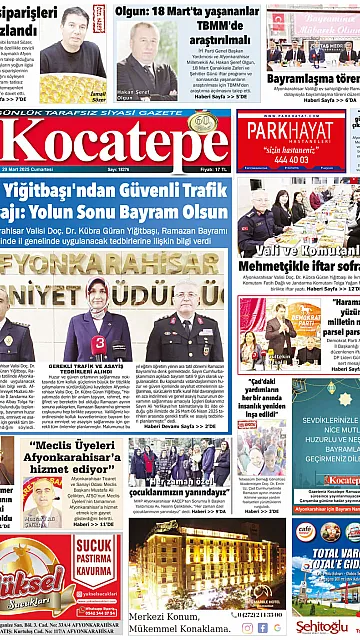 E-Gazete - Tarih: 29 Mart 2025