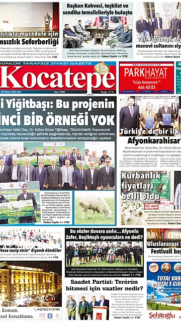 E-Gazete - Tarih: 29 Nisan 2025