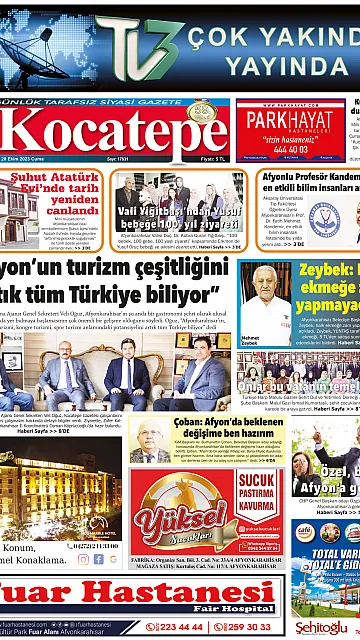 E-Gazete - Tarih: 20 Ekim 2023